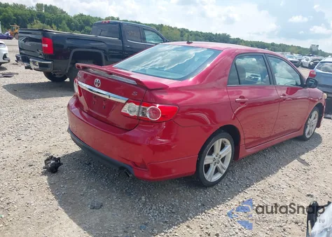 2013 Toyota Corolla S z USA, uszkodzony, nr VIN 2T1BU4EE1DC119793